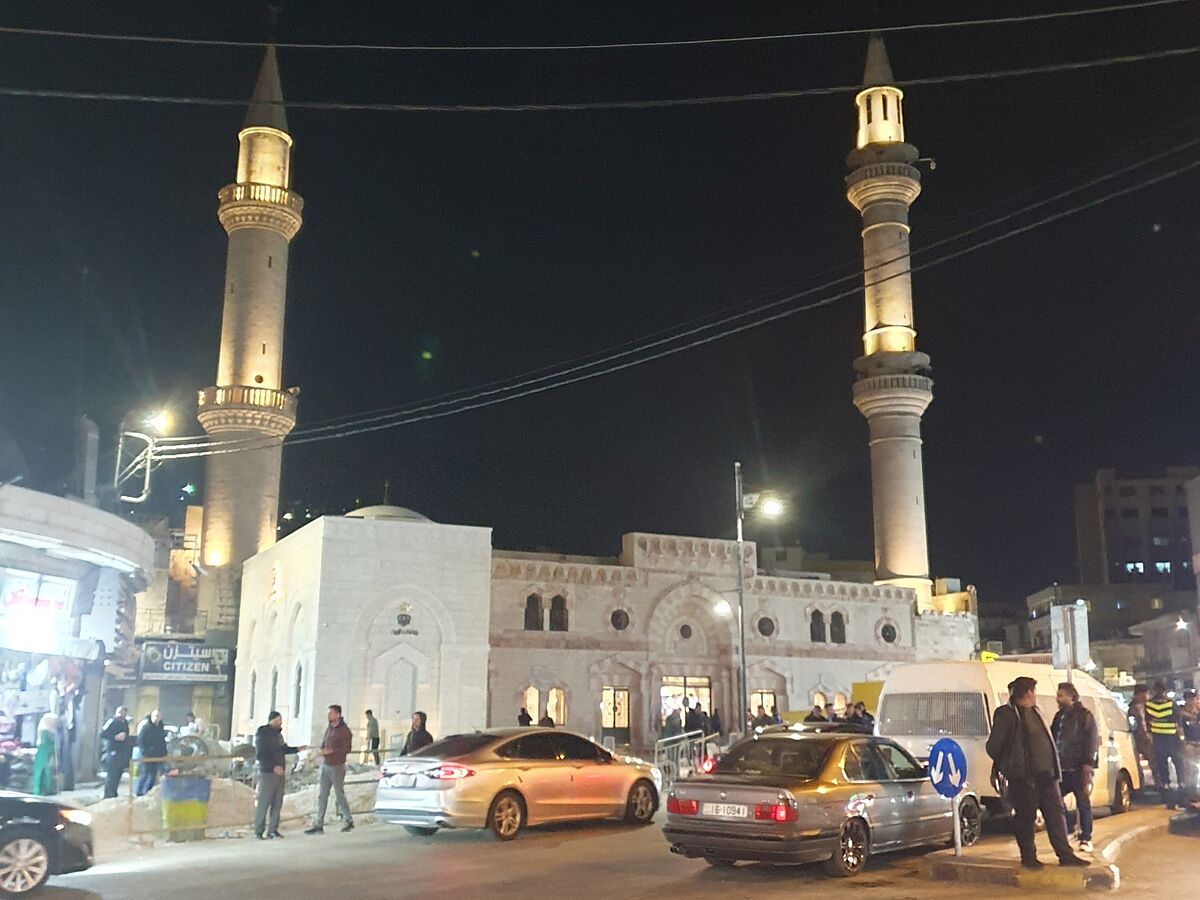 Al-Hussein-Moschee in Downtown während Ramadan (Foto:EMS/Uhle)